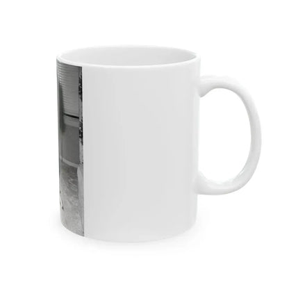 Bettie Page #588 (Vintage Female Icon) White Coffee Mug - Go Mug Yourself