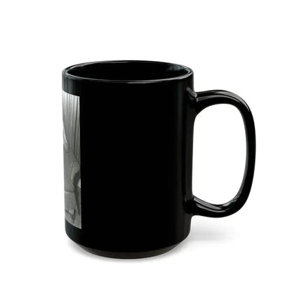 Bettie Page #589 (Vintage Female Icon) Black Coffee Mug - Go Mug Yourself