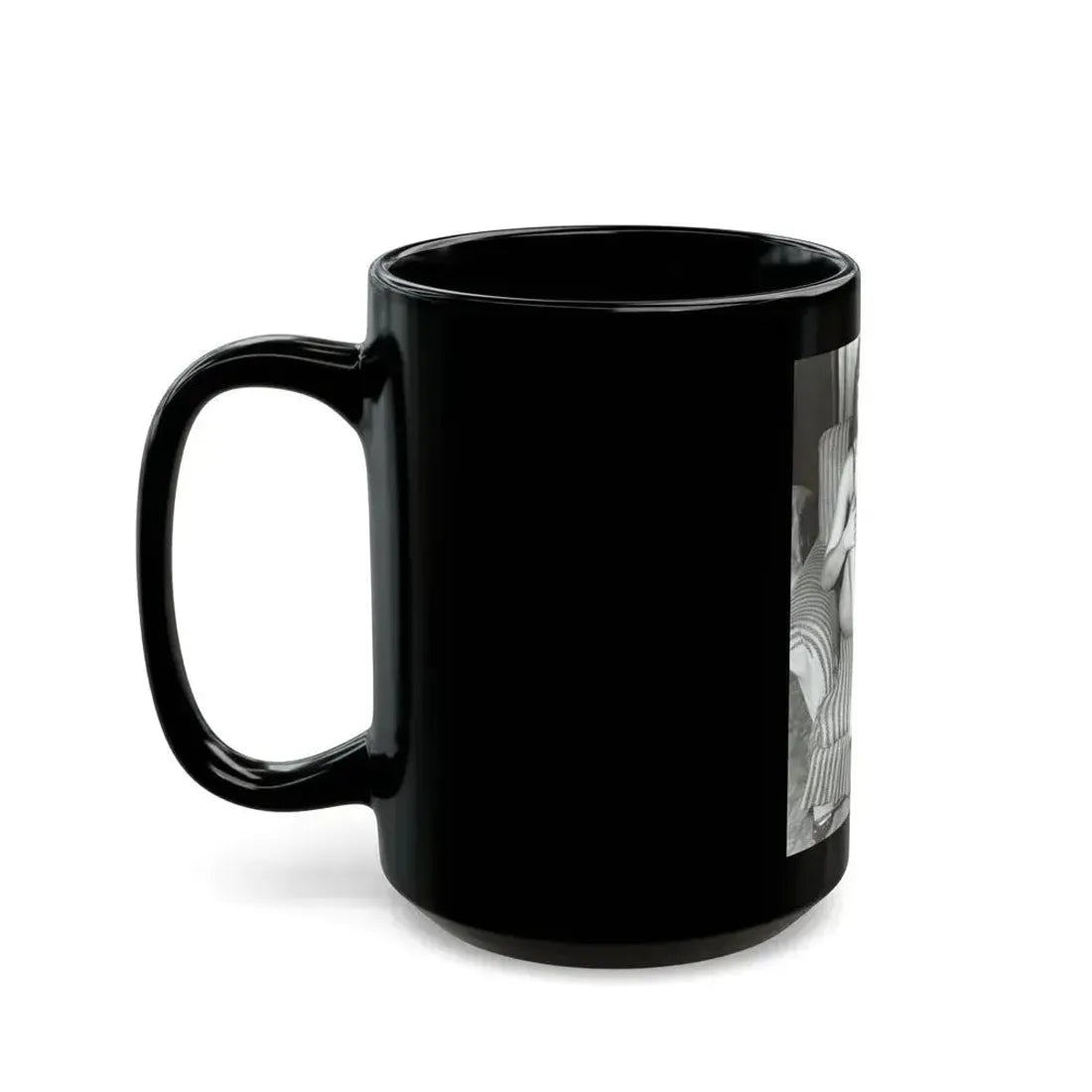 Bettie Page #589 (Vintage Female Icon) Black Coffee Mug - Go Mug Yourself