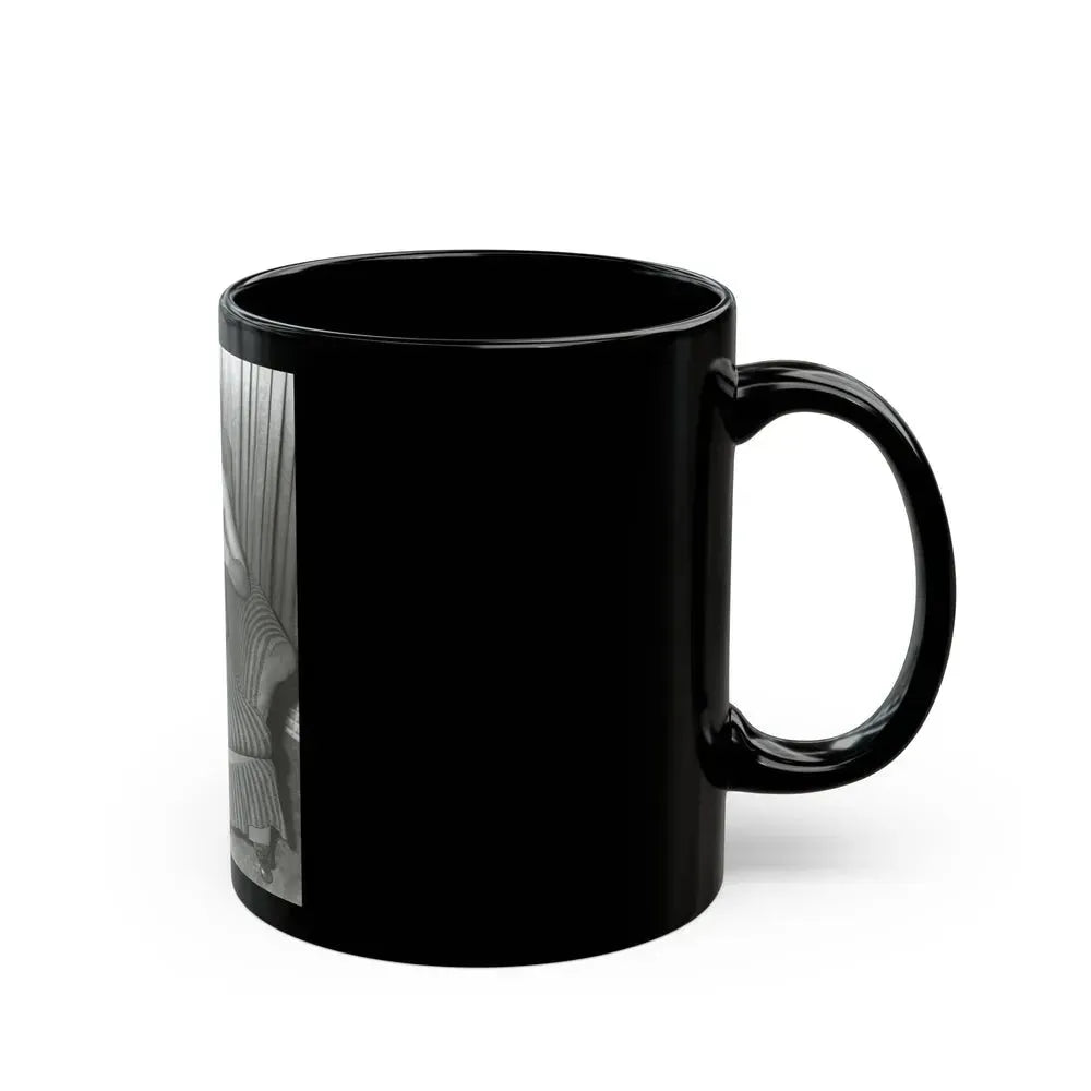 Bettie Page #589 (Vintage Female Icon) Black Coffee Mug - Go Mug Yourself