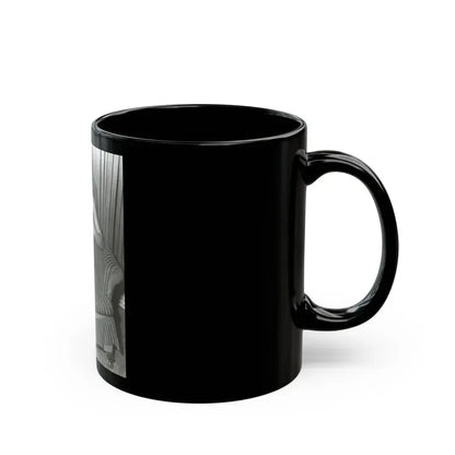 Bettie Page #589 (Vintage Female Icon) Black Coffee Mug - Go Mug Yourself