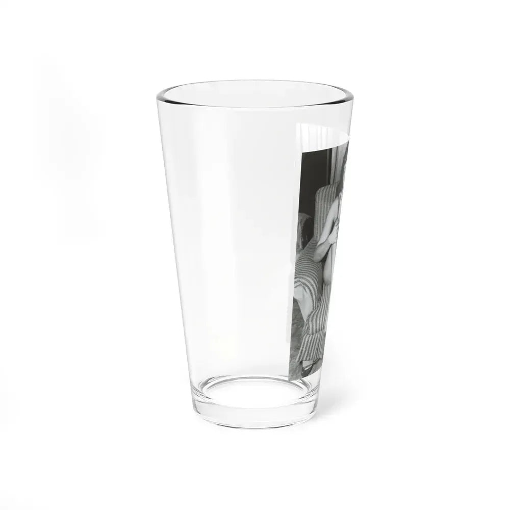 Bettie Page #589 (Vintage Female Icon) Pint Glass 16oz - Go Mug Yourself