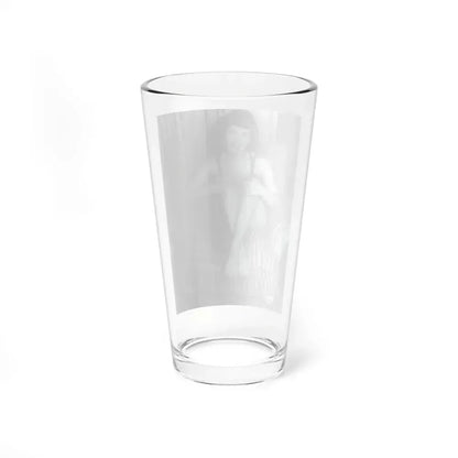 Bettie Page #589 (Vintage Female Icon) Pint Glass 16oz - Go Mug Yourself