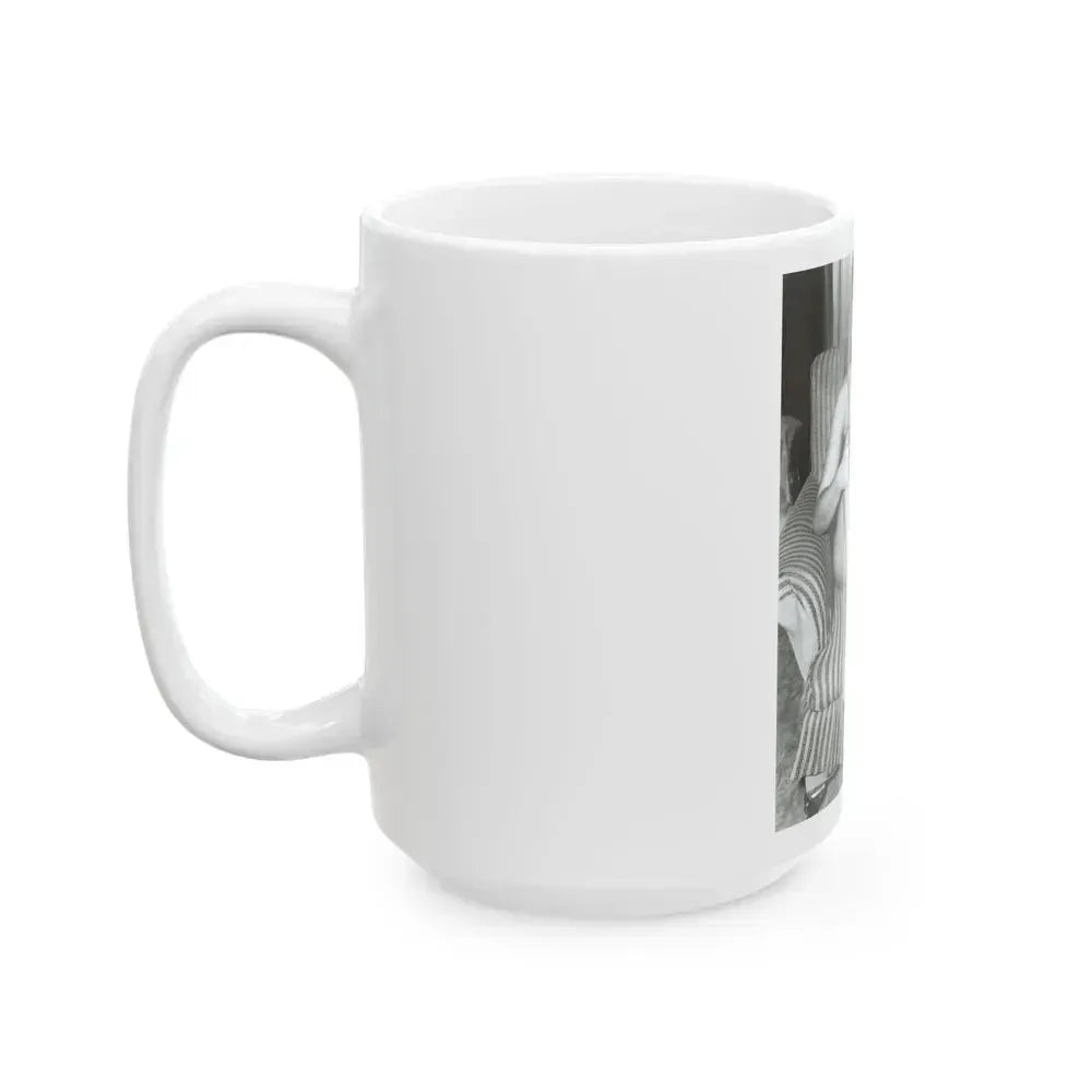 Bettie Page #589 (Vintage Female Icon) White Coffee Mug - Go Mug Yourself