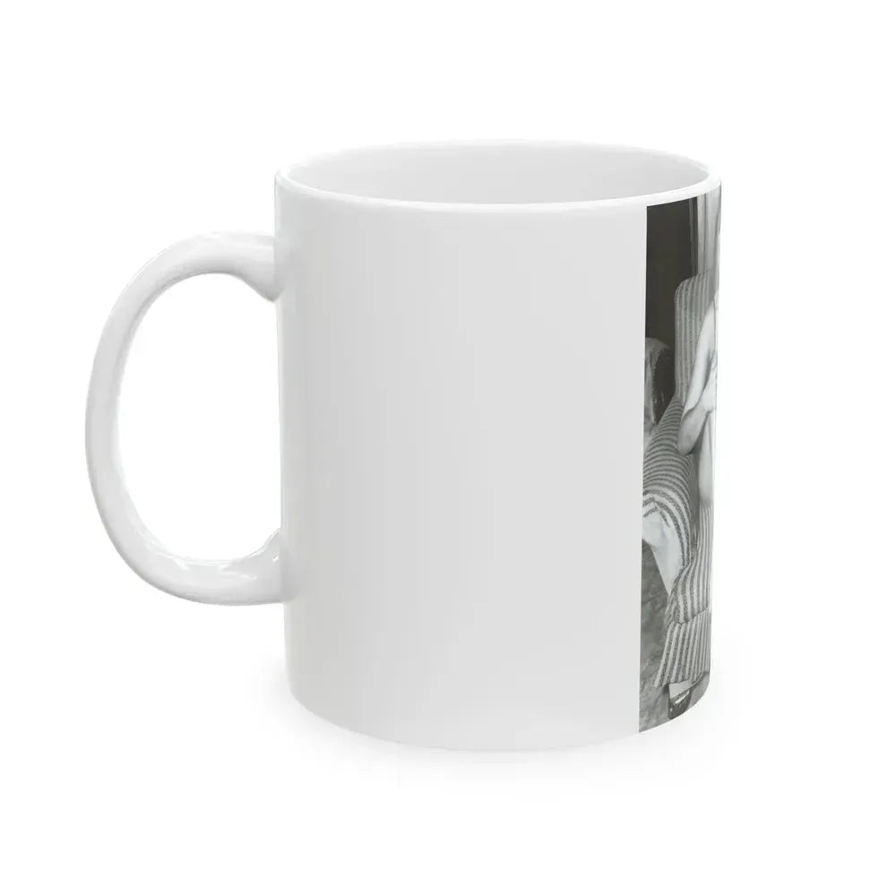 Bettie Page #589 (Vintage Female Icon) White Coffee Mug - Go Mug Yourself
