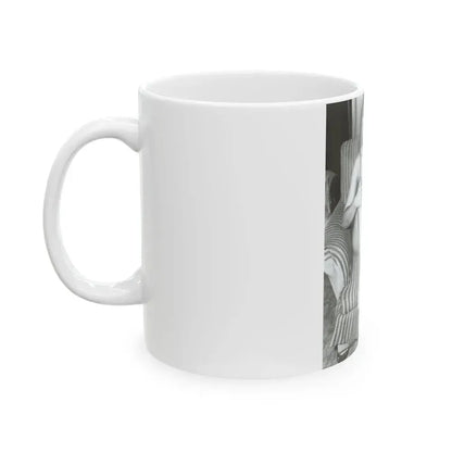Bettie Page #589 (Vintage Female Icon) White Coffee Mug - Go Mug Yourself