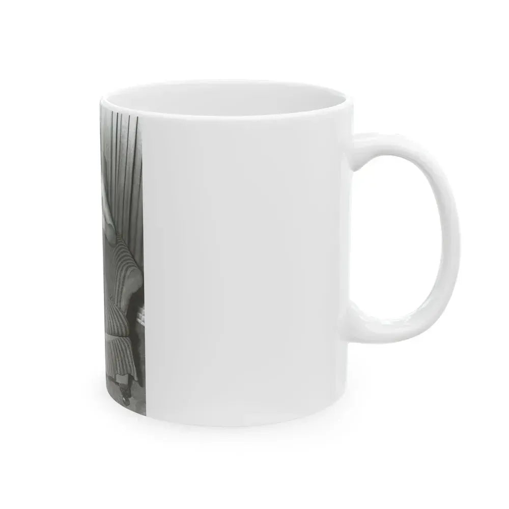 Bettie Page #589 (Vintage Female Icon) White Coffee Mug - Go Mug Yourself