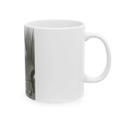 Bettie Page #589 (Vintage Female Icon) White Coffee Mug - Go Mug Yourself