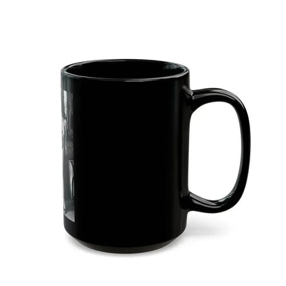 Bettie Page #590 (Vintage Female Icon) Black Coffee Mug - Go Mug Yourself