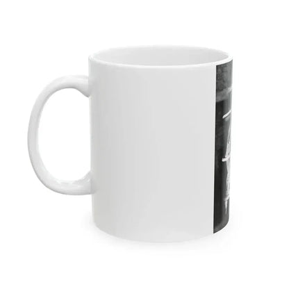 Bettie Page #590 (Vintage Female Icon) White Coffee Mug - Go Mug Yourself