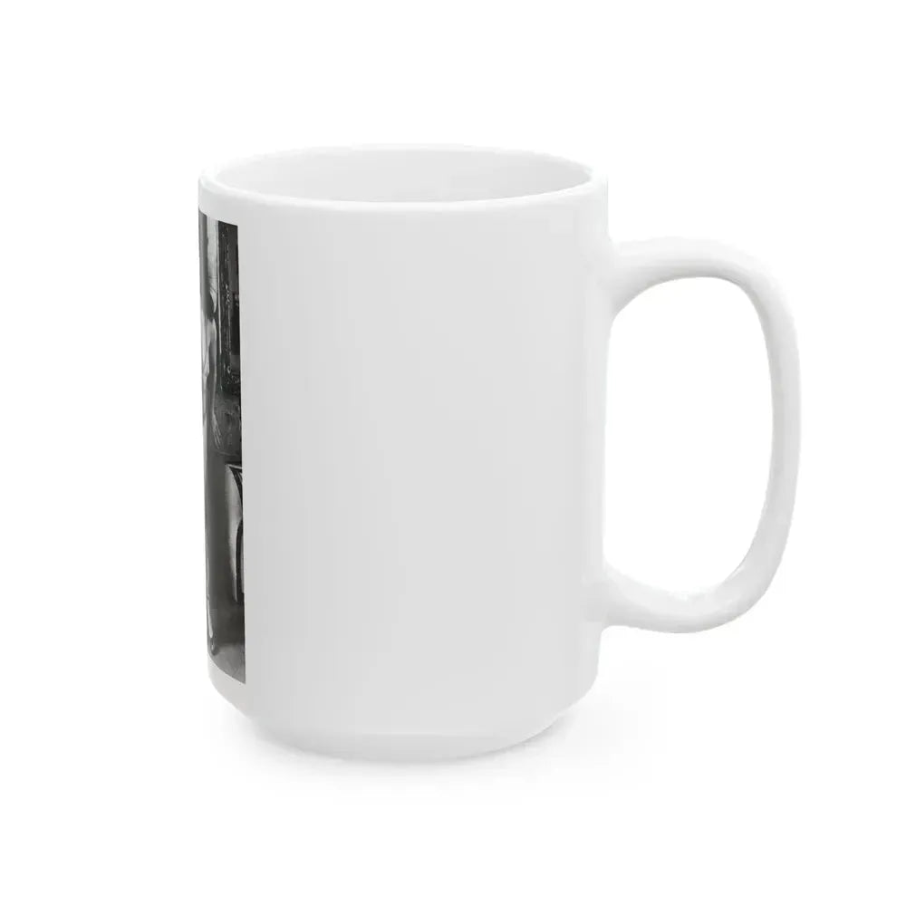 Bettie Page #590 (Vintage Female Icon) White Coffee Mug - Go Mug Yourself