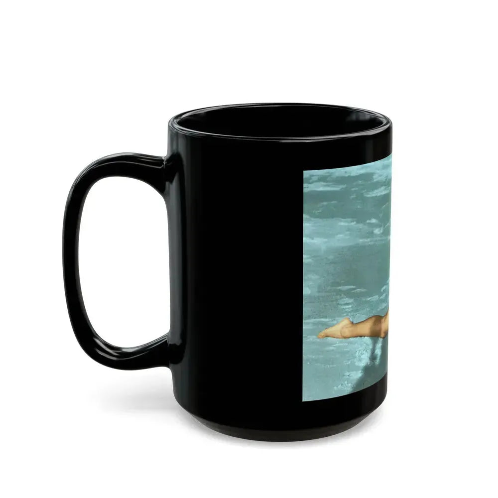 Bettie Page #591 (Vintage Female Icon) Black Coffee Mug - Go Mug Yourself