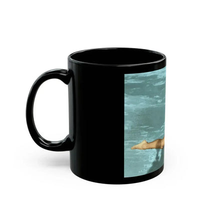 Bettie Page #591 (Vintage Female Icon) Black Coffee Mug - Go Mug Yourself