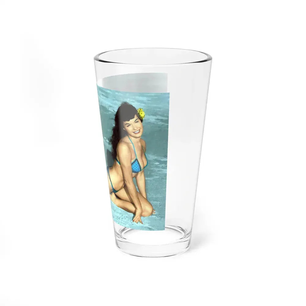 Bettie Page #591 (Vintage Female Icon) Pint Glass 16oz - Go Mug Yourself