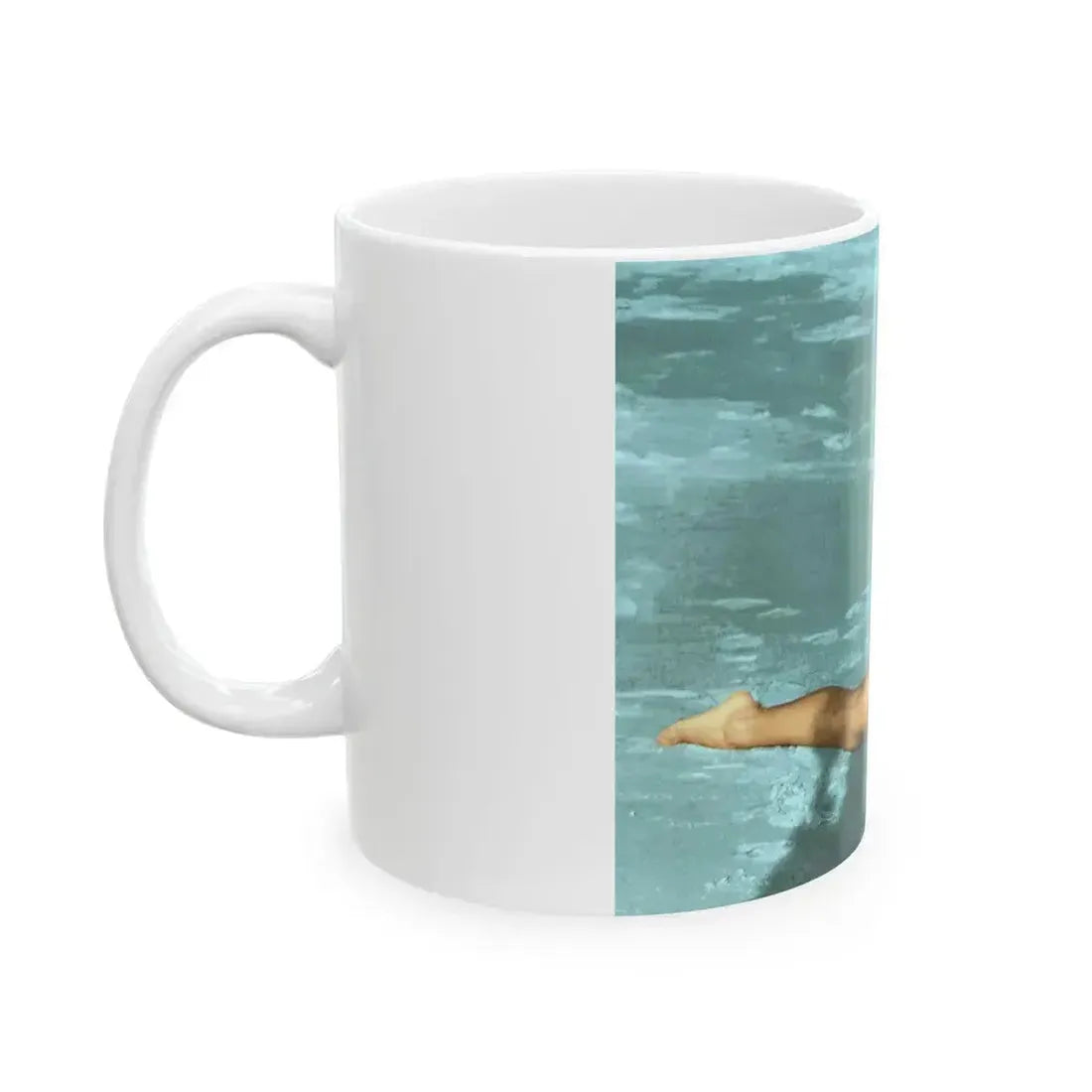 Bettie Page #591 (Vintage Female Icon) White Coffee Mug - Go Mug Yourself