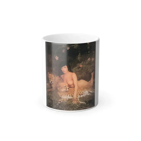 Bettie Page #594 (Vintage Female Icon) Color Changing Mug 11oz 11oz - Go Mug Yourself