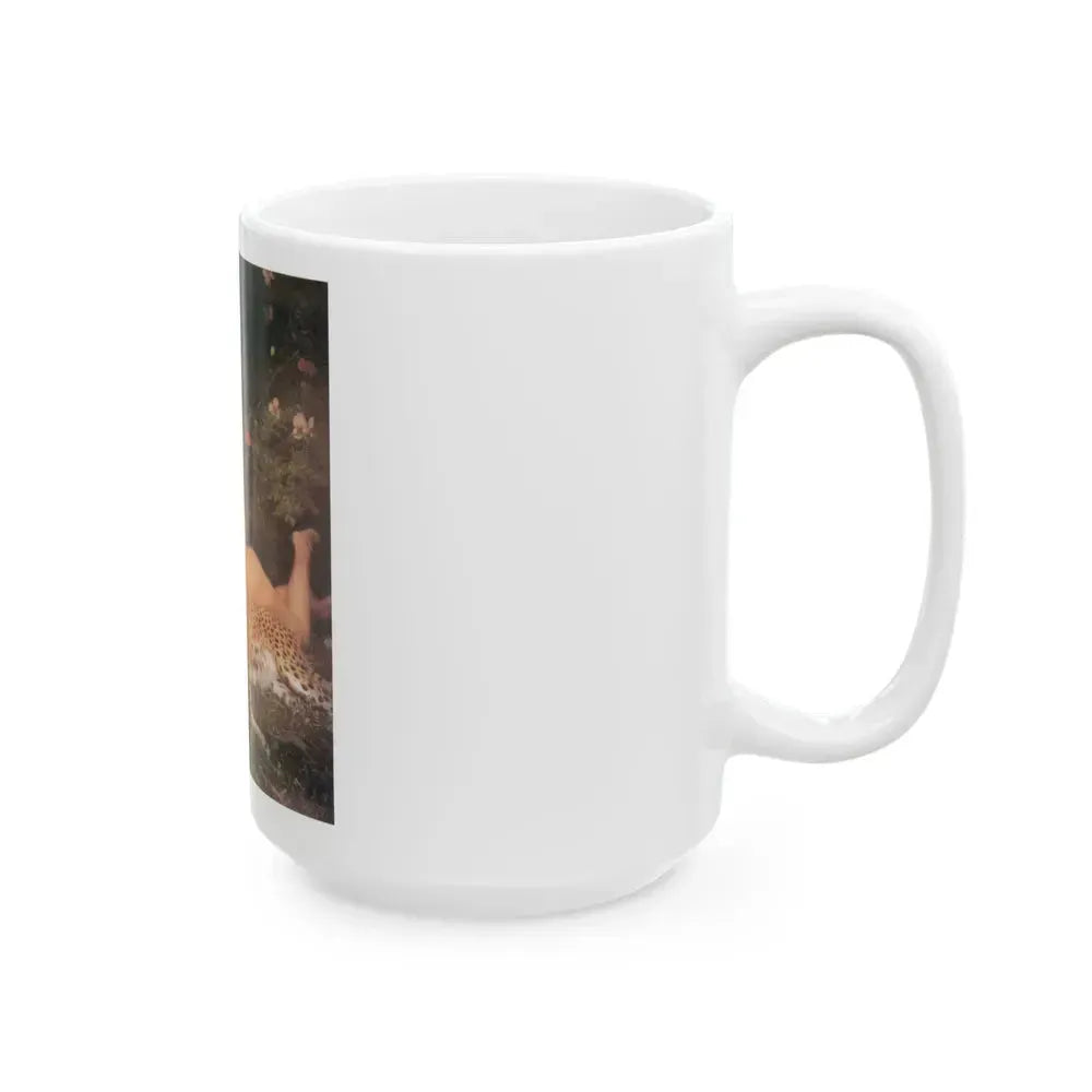 Bettie Page #594 (Vintage Female Icon) White Coffee Mug - Go Mug Yourself
