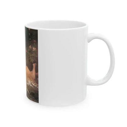 Bettie Page #594 (Vintage Female Icon) White Coffee Mug - Go Mug Yourself