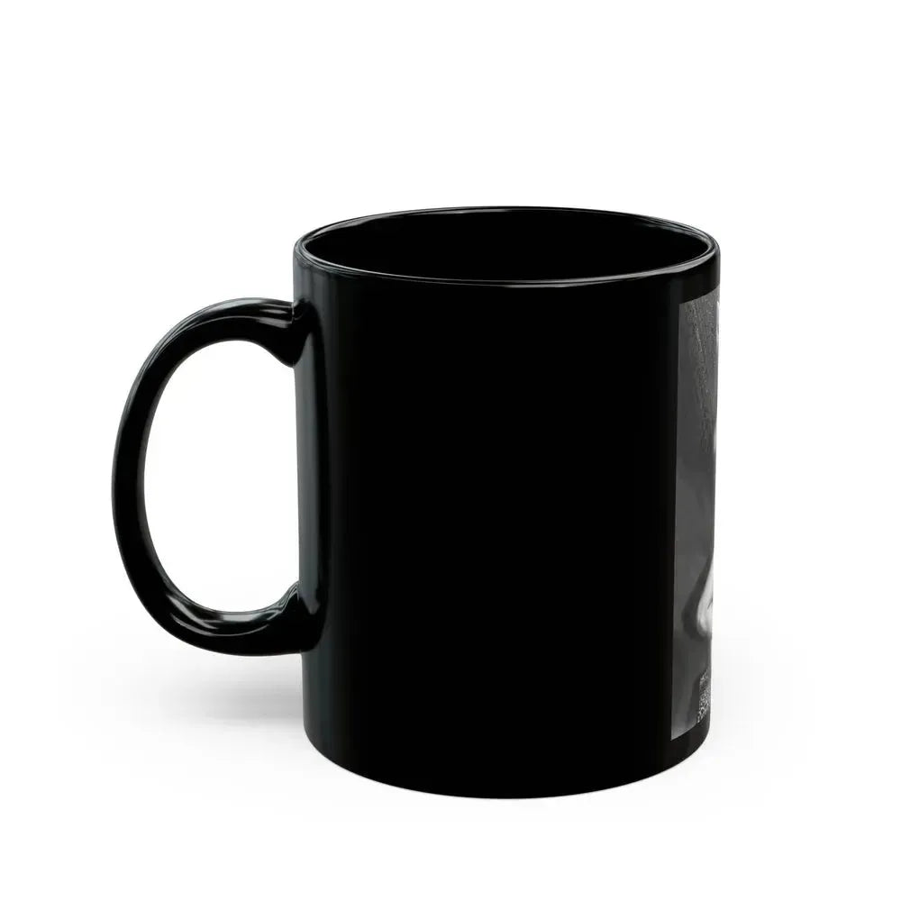 Bettie Page #598 (Vintage Female Icon) Black Coffee Mug - Go Mug Yourself