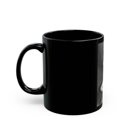 Bettie Page #598 (Vintage Female Icon) Black Coffee Mug - Go Mug Yourself