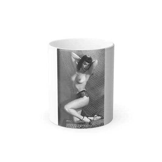 Bettie Page #598 (Vintage Female Icon) Color Changing Mug 11oz 11oz - Go Mug Yourself