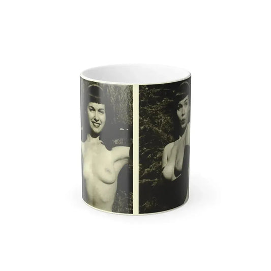 Bettie Page #599 (Vintage Female Icon) Color Changing Mug 11oz 11oz - Go Mug Yourself