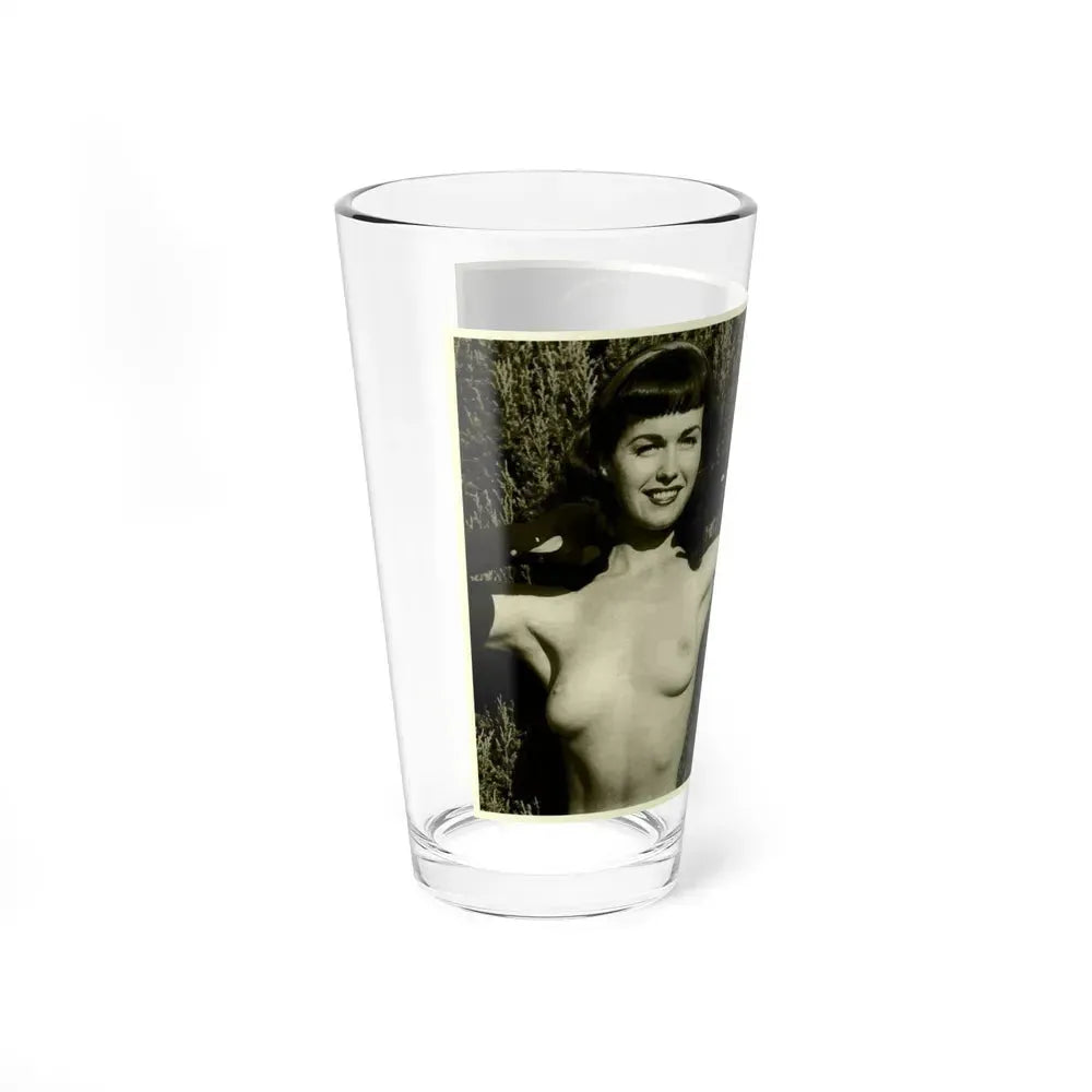 Bettie Page #599 (Vintage Female Icon) Pint Glass 16oz - Go Mug Yourself
