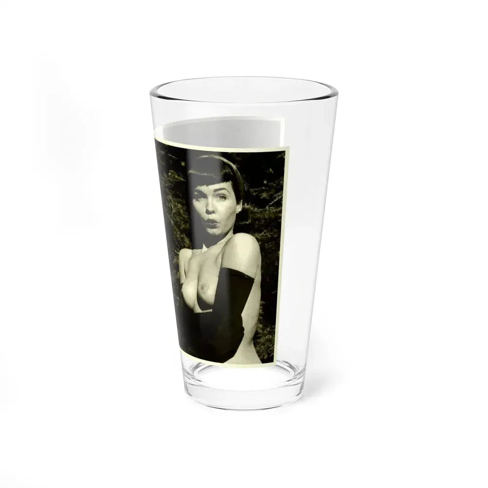 Bettie Page #599 (Vintage Female Icon) Pint Glass 16oz - Go Mug Yourself