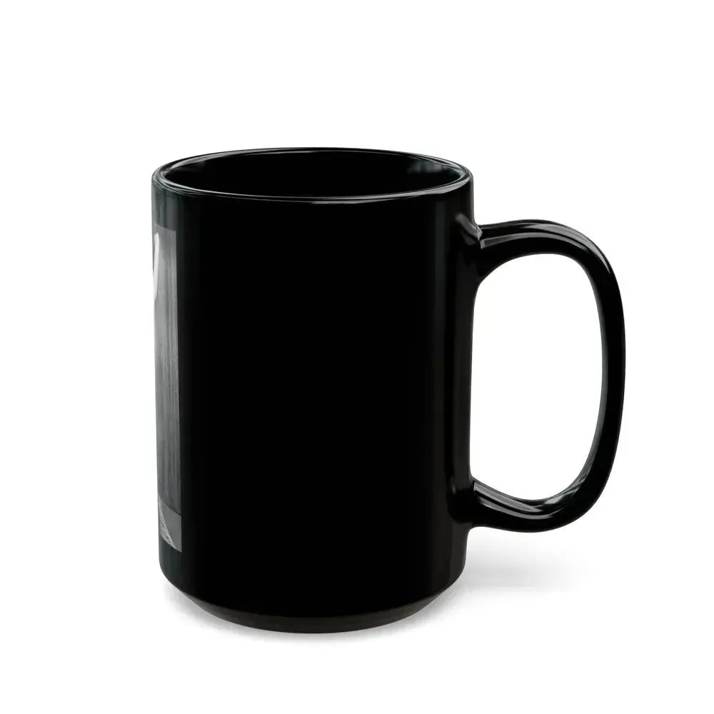 Bettie Page #601 (Vintage Female Icon) Black Coffee Mug - Go Mug Yourself