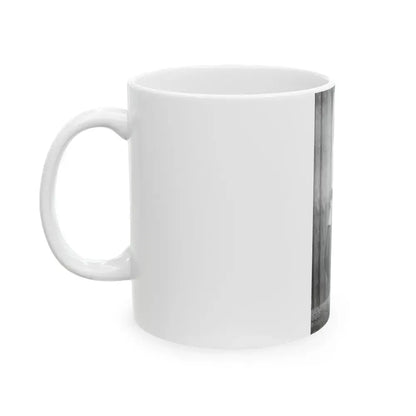 Bettie Page #601 (Vintage Female Icon) White Coffee Mug - Go Mug Yourself