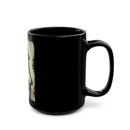 Bettie Page #602 (Vintage Female Icon) Black Coffee Mug - Go Mug Yourself