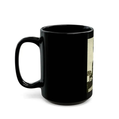 Bettie Page #602 (Vintage Female Icon) Black Coffee Mug - Go Mug Yourself