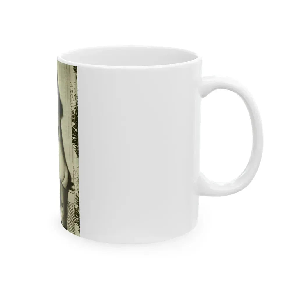 Bettie Page #602 (Vintage Female Icon) White Coffee Mug - Go Mug Yourself