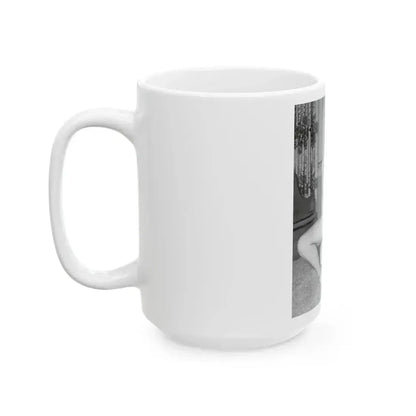 Bettie Page #603 (Vintage Female Icon) White Coffee Mug - Go Mug Yourself