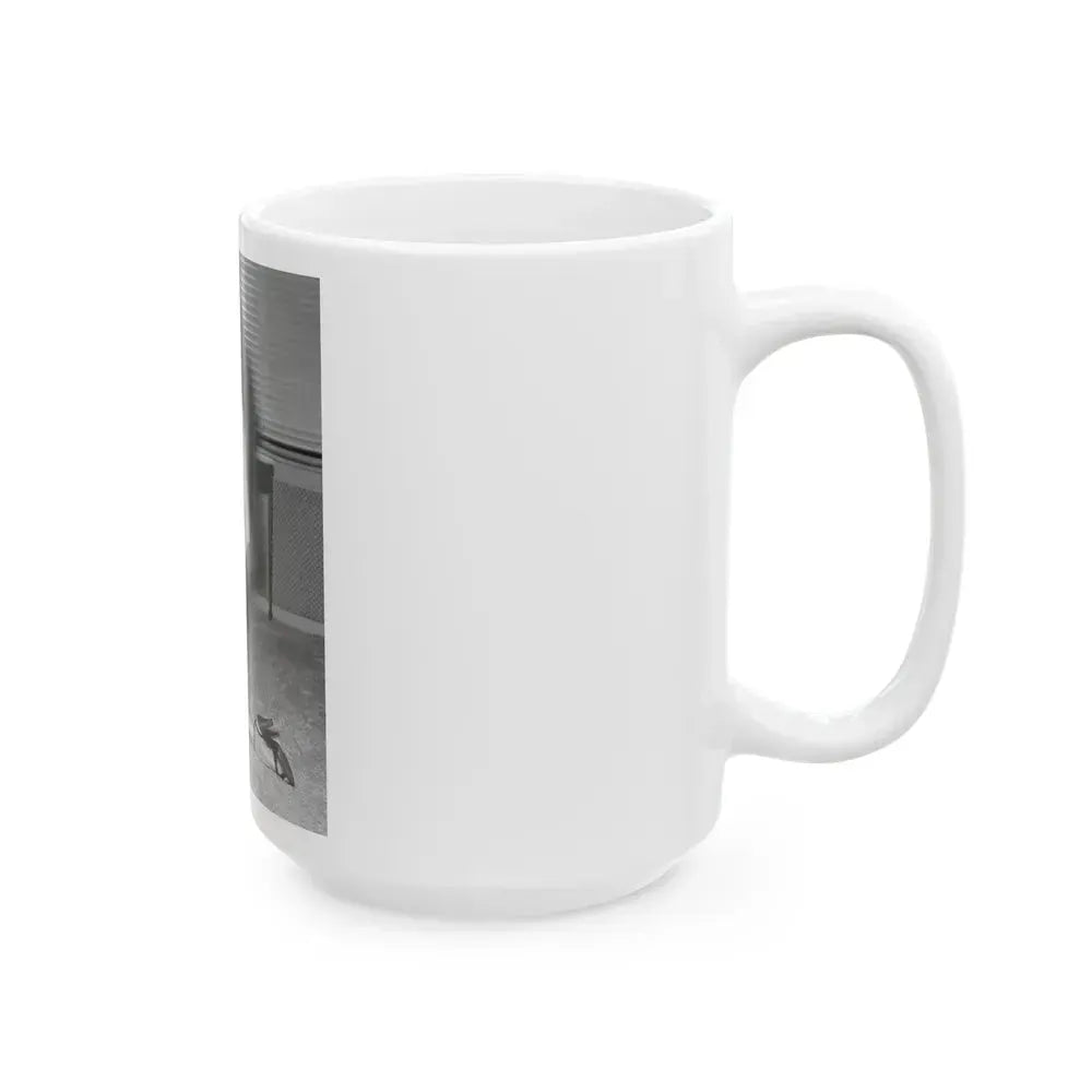 Bettie Page #603 (Vintage Female Icon) White Coffee Mug - Go Mug Yourself