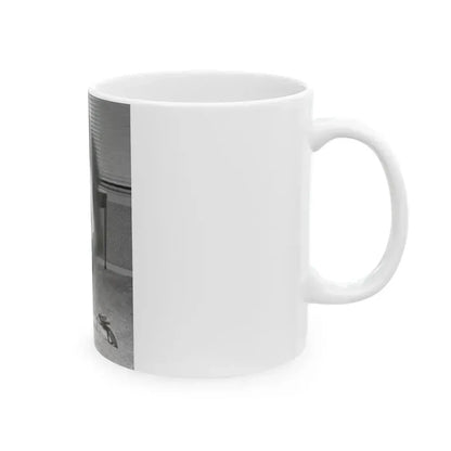 Bettie Page #603 (Vintage Female Icon) White Coffee Mug - Go Mug Yourself