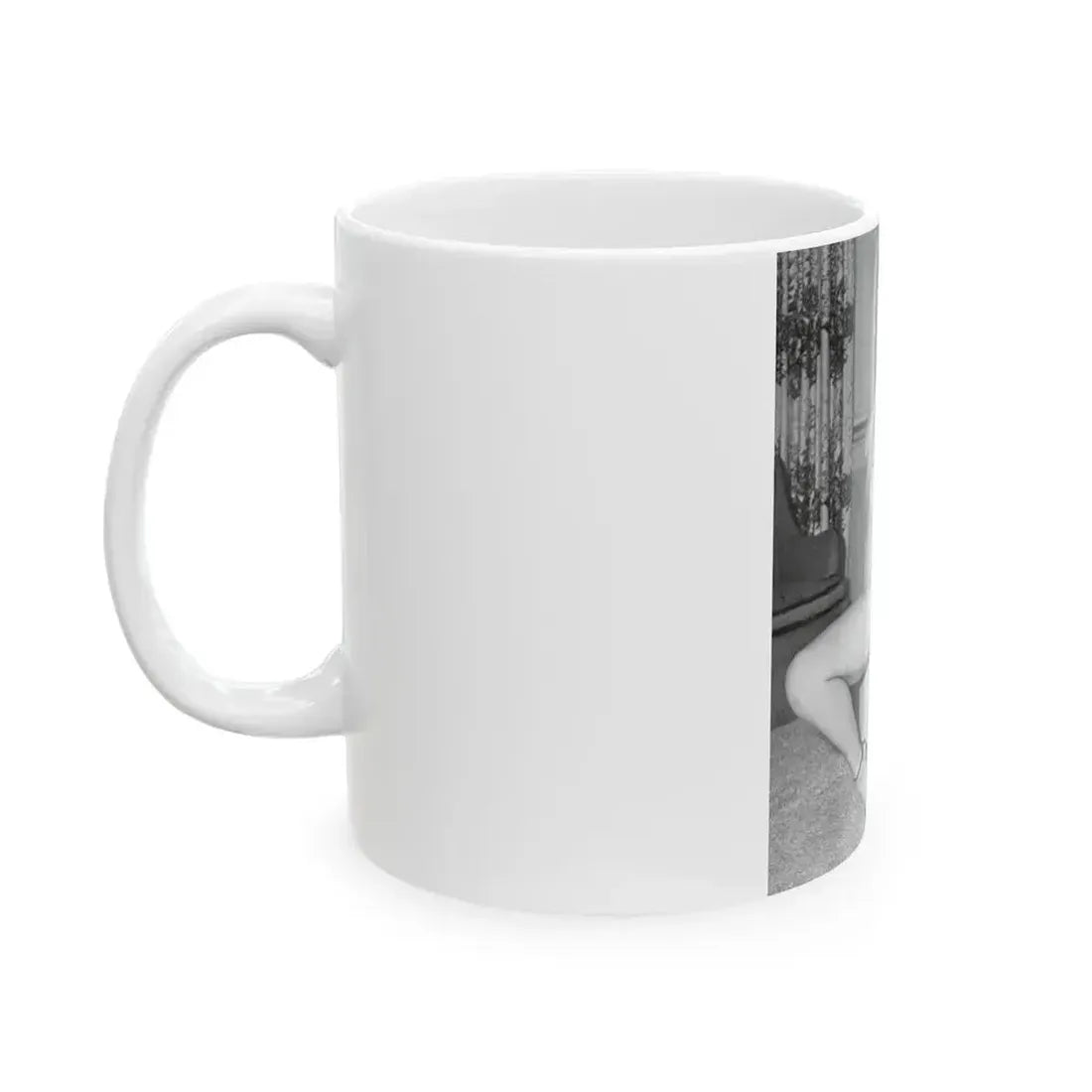 Bettie Page #603 (Vintage Female Icon) White Coffee Mug - Go Mug Yourself