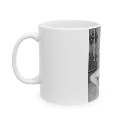 Bettie Page #603 (Vintage Female Icon) White Coffee Mug - Go Mug Yourself