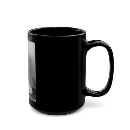 Bettie Page #604 (Vintage Female Icon) Black Coffee Mug - Go Mug Yourself