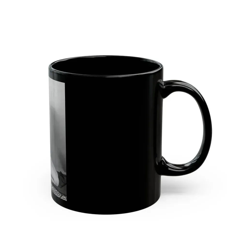 Bettie Page #604 (Vintage Female Icon) Black Coffee Mug - Go Mug Yourself