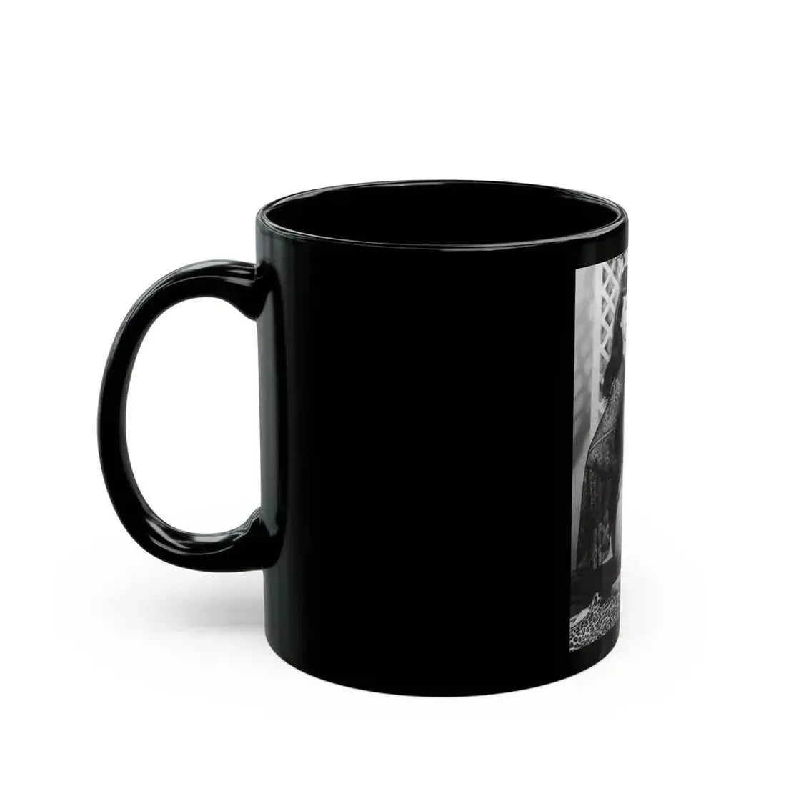 Bettie Page #604 (Vintage Female Icon) Black Coffee Mug - Go Mug Yourself