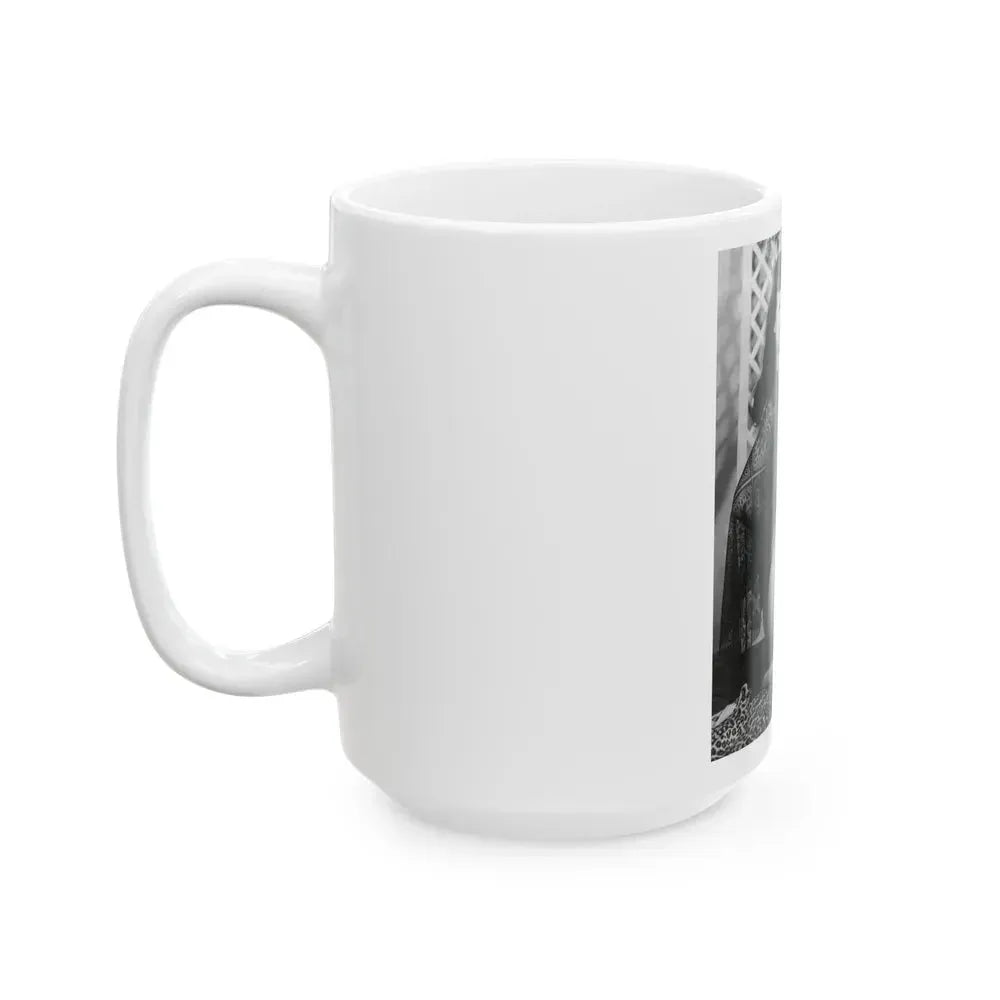 Bettie Page #604 (Vintage Female Icon) White Coffee Mug - Go Mug Yourself