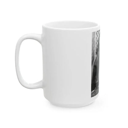 Bettie Page #604 (Vintage Female Icon) White Coffee Mug - Go Mug Yourself