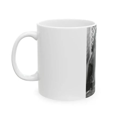 Bettie Page #604 (Vintage Female Icon) White Coffee Mug - Go Mug Yourself