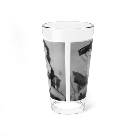 Bettie Page #606 (Vintage Female Icon) Pint Glass 16oz 16oz - Go Mug Yourself