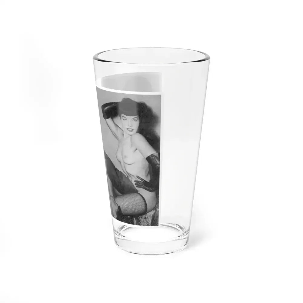 Bettie Page #606 (Vintage Female Icon) Pint Glass 16oz - Go Mug Yourself