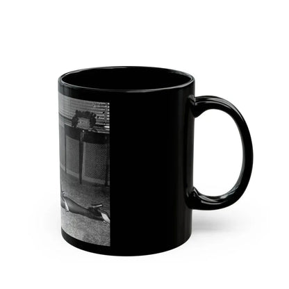 Bettie Page #608 (Vintage Female Icon) Black Coffee Mug - Go Mug Yourself