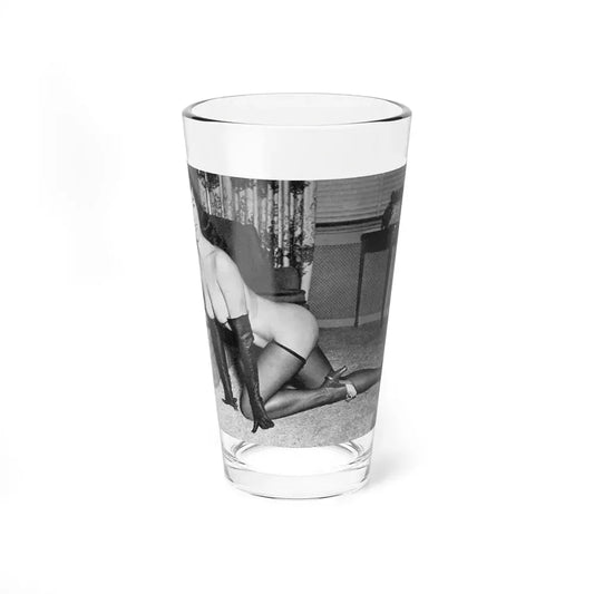 Bettie Page #608 (Vintage Female Icon) Pint Glass 16oz 16oz - Go Mug Yourself