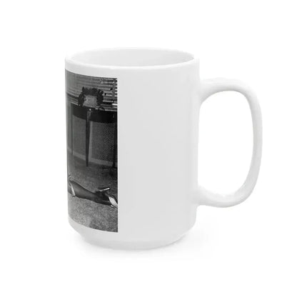 Bettie Page #608 (Vintage Female Icon) White Coffee Mug - Go Mug Yourself