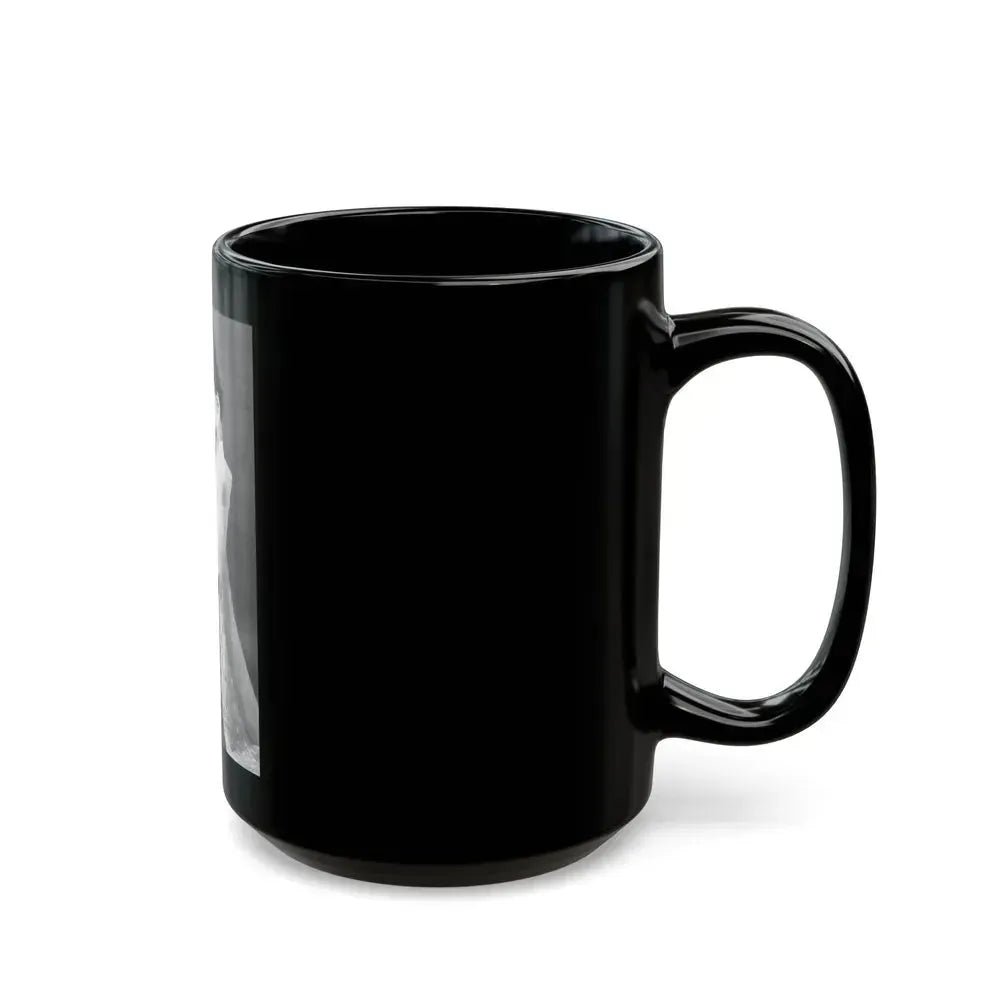 Bettie Page #609 (Vintage Female Icon) Black Coffee Mug - Go Mug Yourself